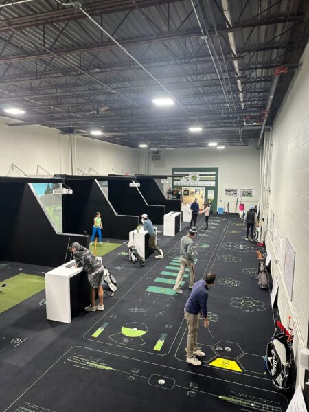 Birthday Party at an Indoor Golf Venue